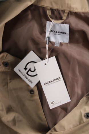 Ανδρικό μπουφάν Jack & Jones, Μέγεθος L, Χρώμα  Μπέζ, Τιμή 10,99 €