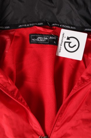 Ανδρικό μπουφάν James & Nicholson, Μέγεθος XL, Χρώμα Κόκκινο, Τιμή 16,03 €