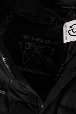 Ανδρικό μπουφάν Kings will Dream, Μέγεθος S, Χρώμα Μαύρο, Τιμή 50,80 €
