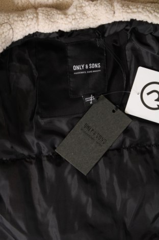 Ανδρικό μπουφάν Only & Sons, Μέγεθος M, Χρώμα Μαύρο, Τιμή 20,61 €
