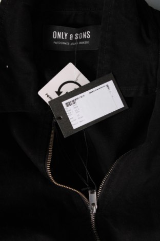 Ανδρικό μπουφάν Only & Sons, Μέγεθος L, Χρώμα Μαύρο, Τιμή 31,96 €