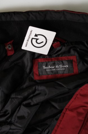 Ανδρικό μπουφάν Tailor & Son, Μέγεθος 3XL, Χρώμα Κόκκινο, Τιμή 25,24 €