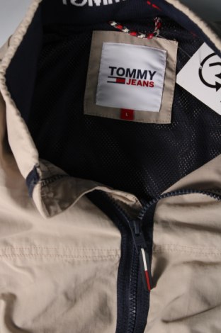 Herrenjacke Tommy Jeans, Größe L, Farbe Beige, Preis 91,12 €