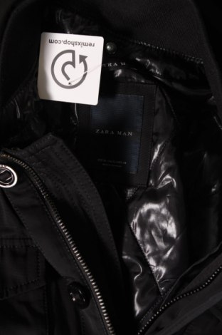 Мъжко яке Zara Man, Размер XL, Цвят Черен, Цена 32,39 лв.