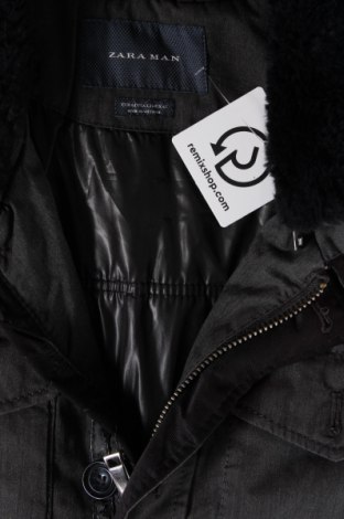 Ανδρικό μπουφάν Zara Man, Μέγεθος M, Χρώμα Γκρί, Τιμή 16,92 €