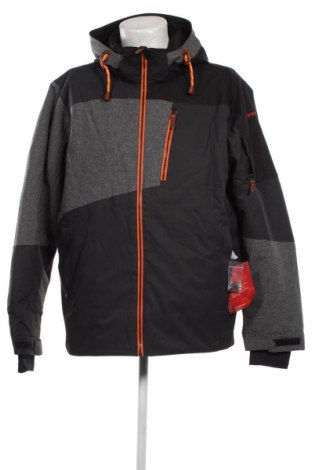 Herrenjacke für Wintersports Icepeak, Größe XXL, Farbe Grau, Preis 135,39 €