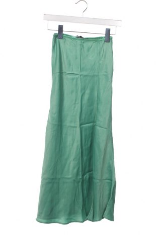 Φούστα Zara, Μέγεθος XS, Χρώμα Πράσινο, Τιμή 8,30 €