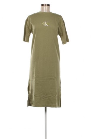 Kleid Calvin Klein Jeans, Größe XS, Farbe Grün, Preis 59,75 €