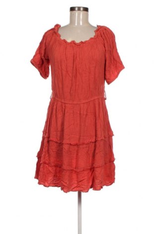 Kleid City Chic, Größe XL, Farbe Orange, Preis 12,11 €