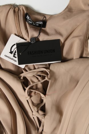 Rochie Fashion Union, Mărime XL, Culoare Bej, Preț 56,84 Lei