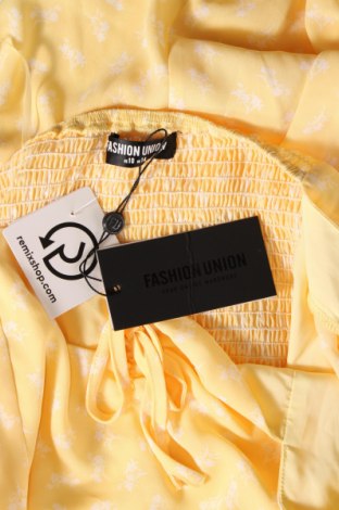 Φόρεμα Fashion Union, Μέγεθος L, Χρώμα Κίτρινο, Τιμή 28,39 €