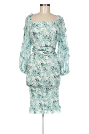 Kleid Gingham & Heels, Größe M, Farbe Grün, Preis 22,27 €