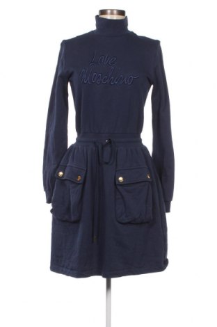 Kleid Love Moschino, Größe S, Farbe Blau, Preis € 180,93