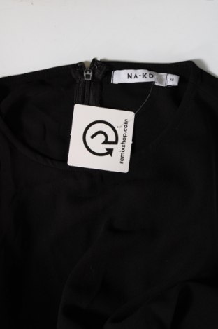Šaty  NA-KD, Velikost XS, Barva Černá, Cena  131,00 Kč