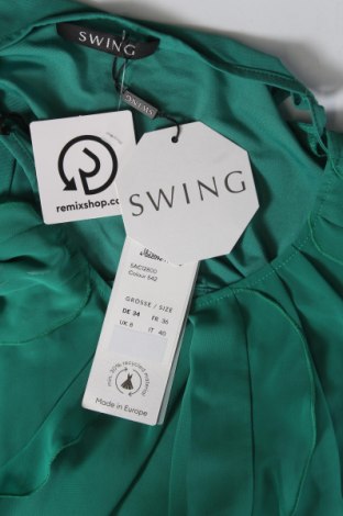 Рокля Swing, Размер XS, Цвят Зелен, Цена 110,16 лв.