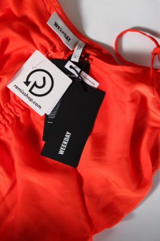 Kleid Weekday, Größe L, Farbe Orange, Preis € 5,95