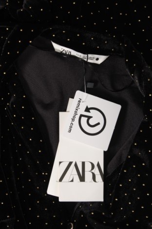 Рокля Zara, Размер XS, Цвят Черен, Цена 35,38 лв.