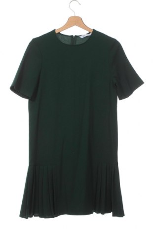 Рокля Zara, Размер XS, Цвят Зелен, Цена 14,40 лв.