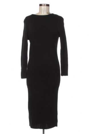 Рокля Zara Knitwear, Размер L, Цвят Черен, Цена 24,60 лв.