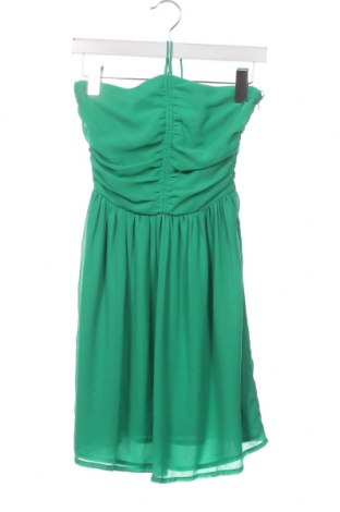 Рокля Zara Trafaluc, Размер XS, Цвят Зелен, Цена 15,66 лв.