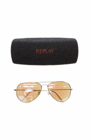 Слънчеви очила Replay, Цвят Златист, Цена 139,00 лв.