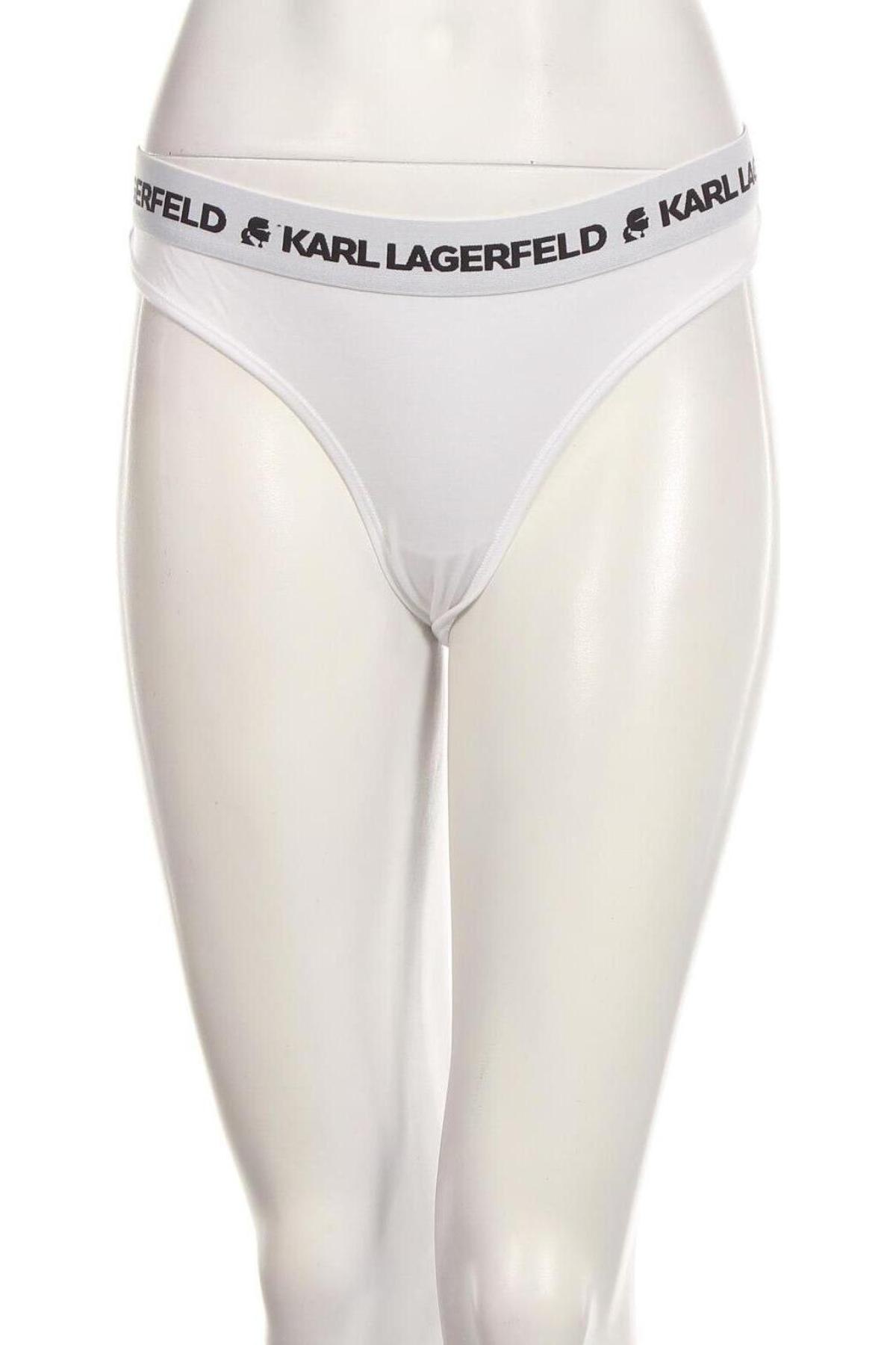 Бикини Karl Lagerfeld, Размер M, Цвят Бял, Цена 43,12 лв.