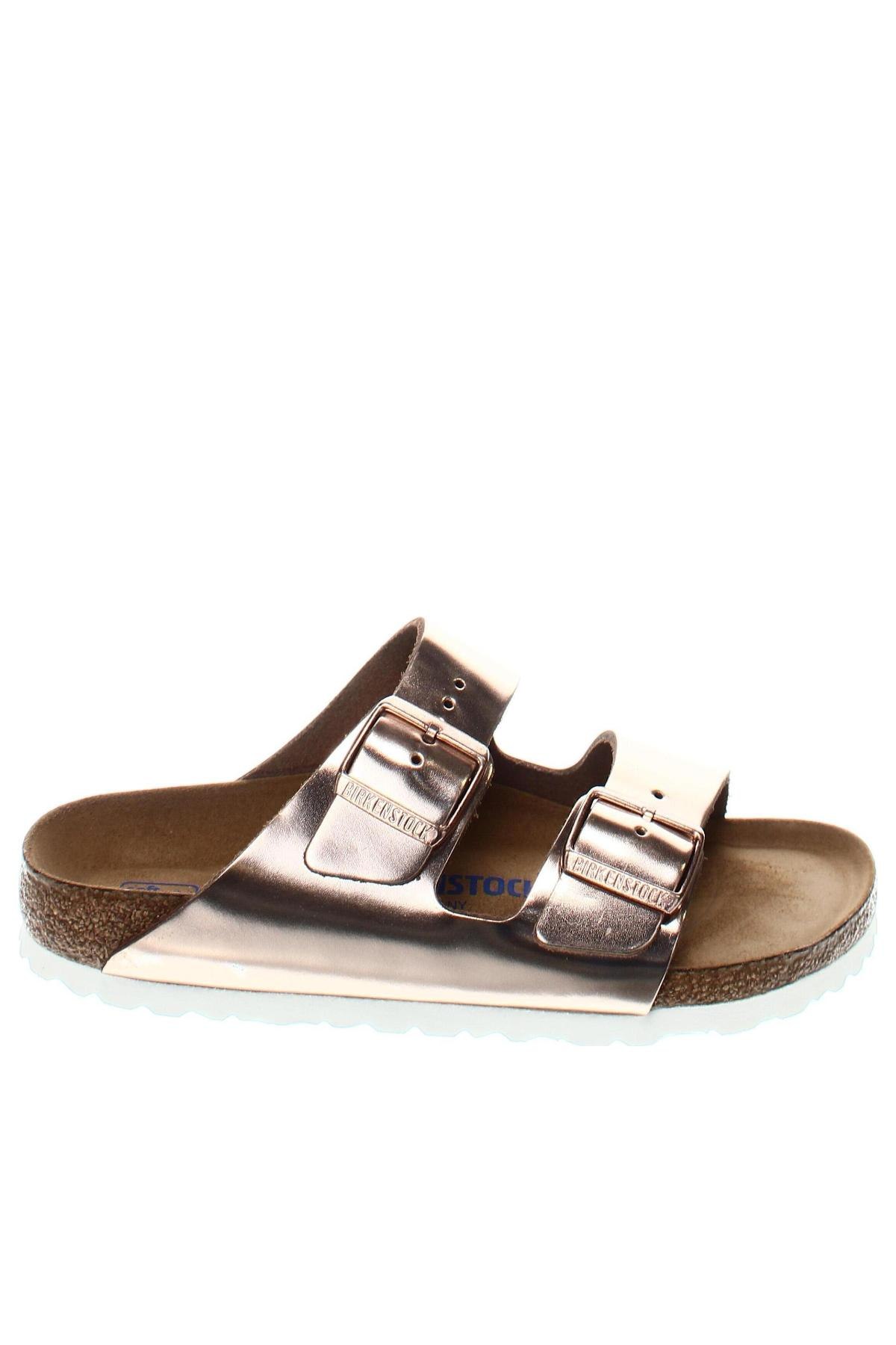 Hausschuhe Birkenstock, Größe 37, Farbe Golden, Preis 96,39 €