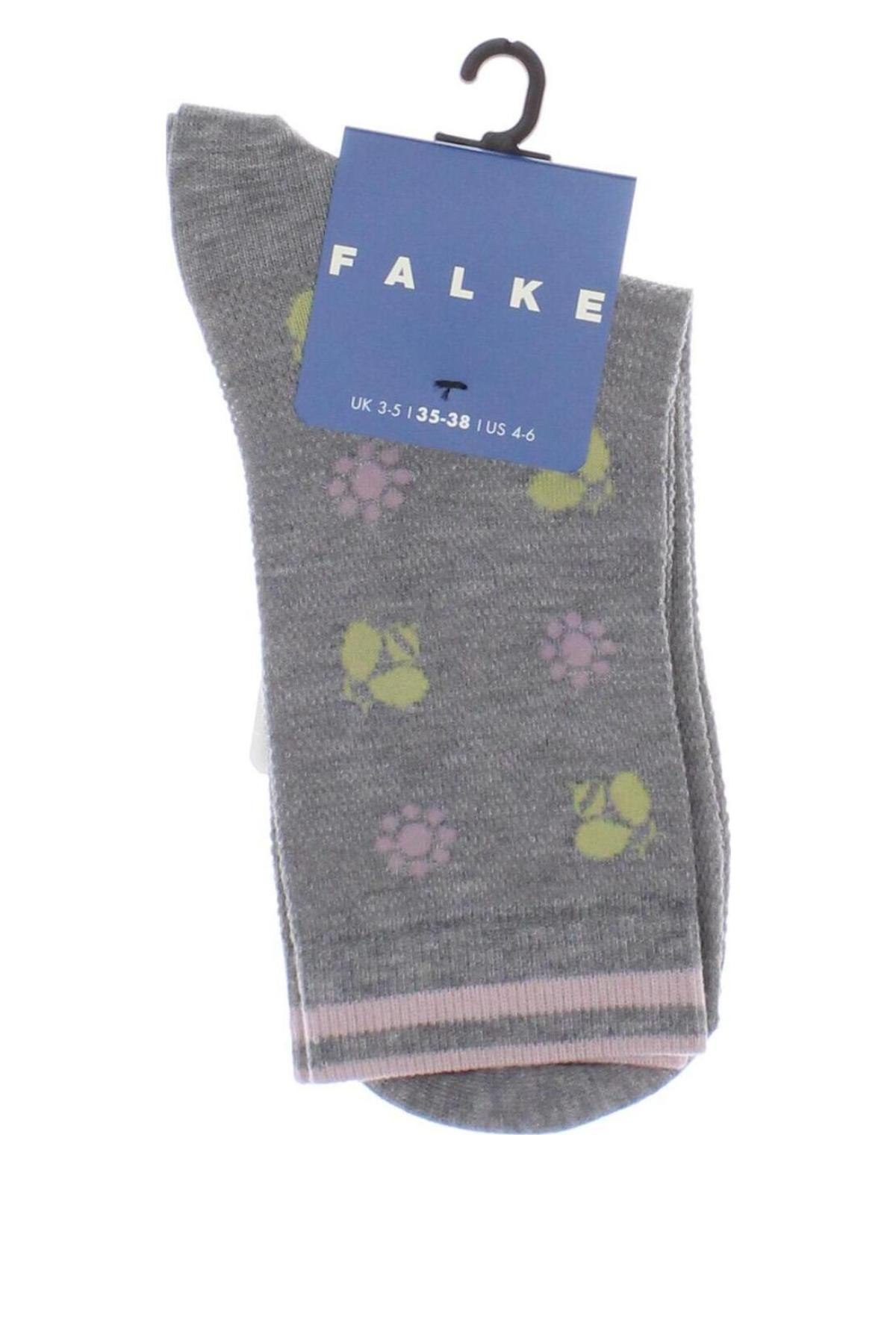 Чорапи Falke, Размер S, Цвят Сив, Цена 18,85 лв.