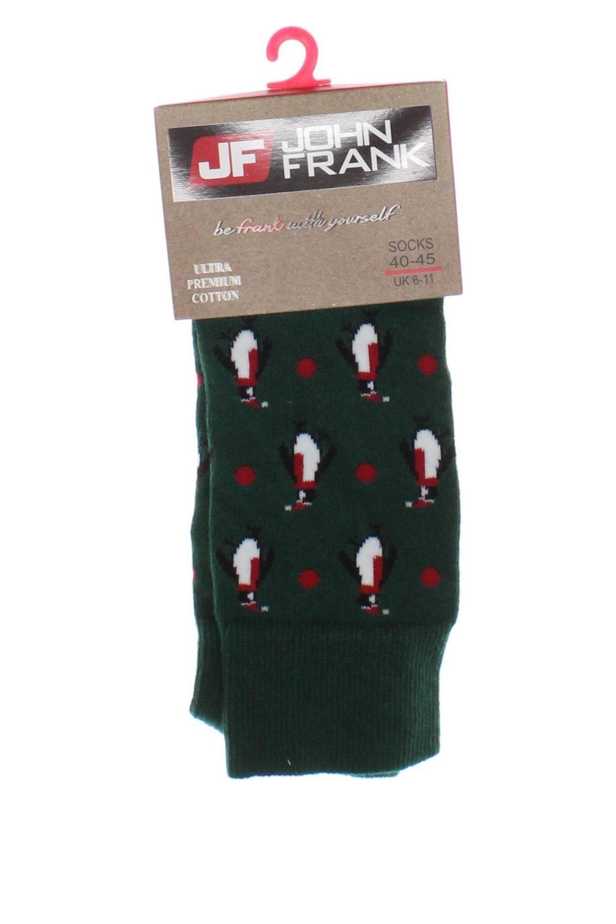 Κάλτσες John Frank, Μέγεθος L, Χρώμα Πράσινο, Τιμή 4,97 €