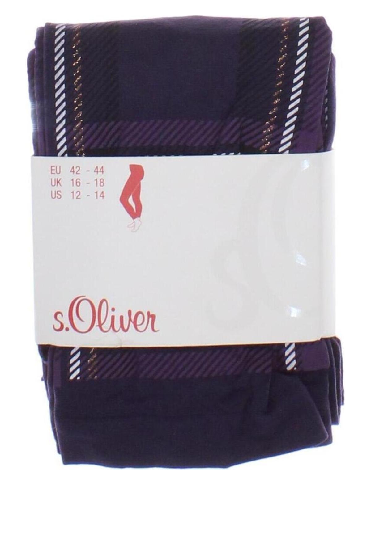 Strumpfhose-Leggings S.Oliver, Größe L, Farbe Lila, Preis 22,27 €