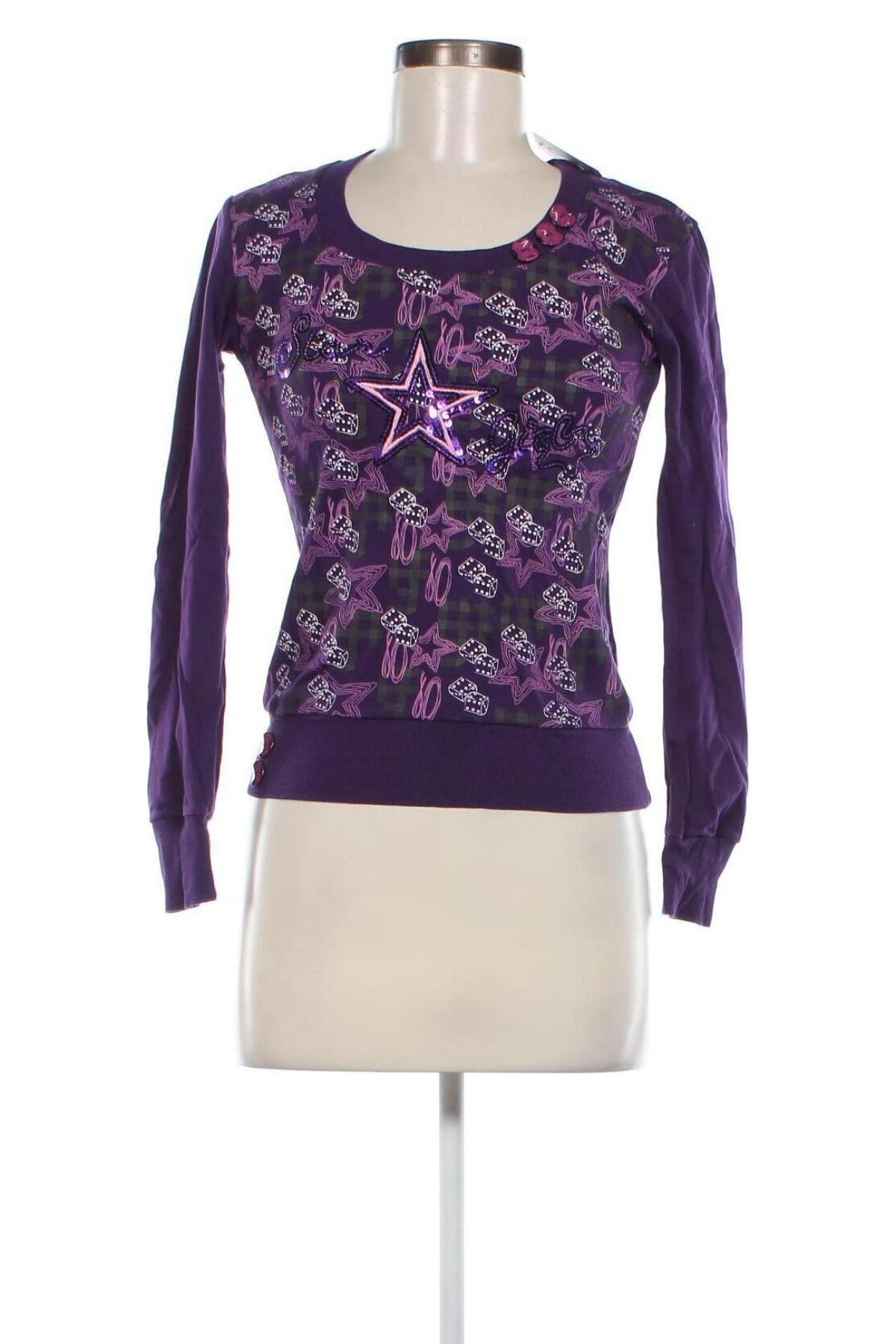 Γυναικεία μπλούζα, Μέγεθος XS, Χρώμα Βιολετί, Τιμή 2,43 €