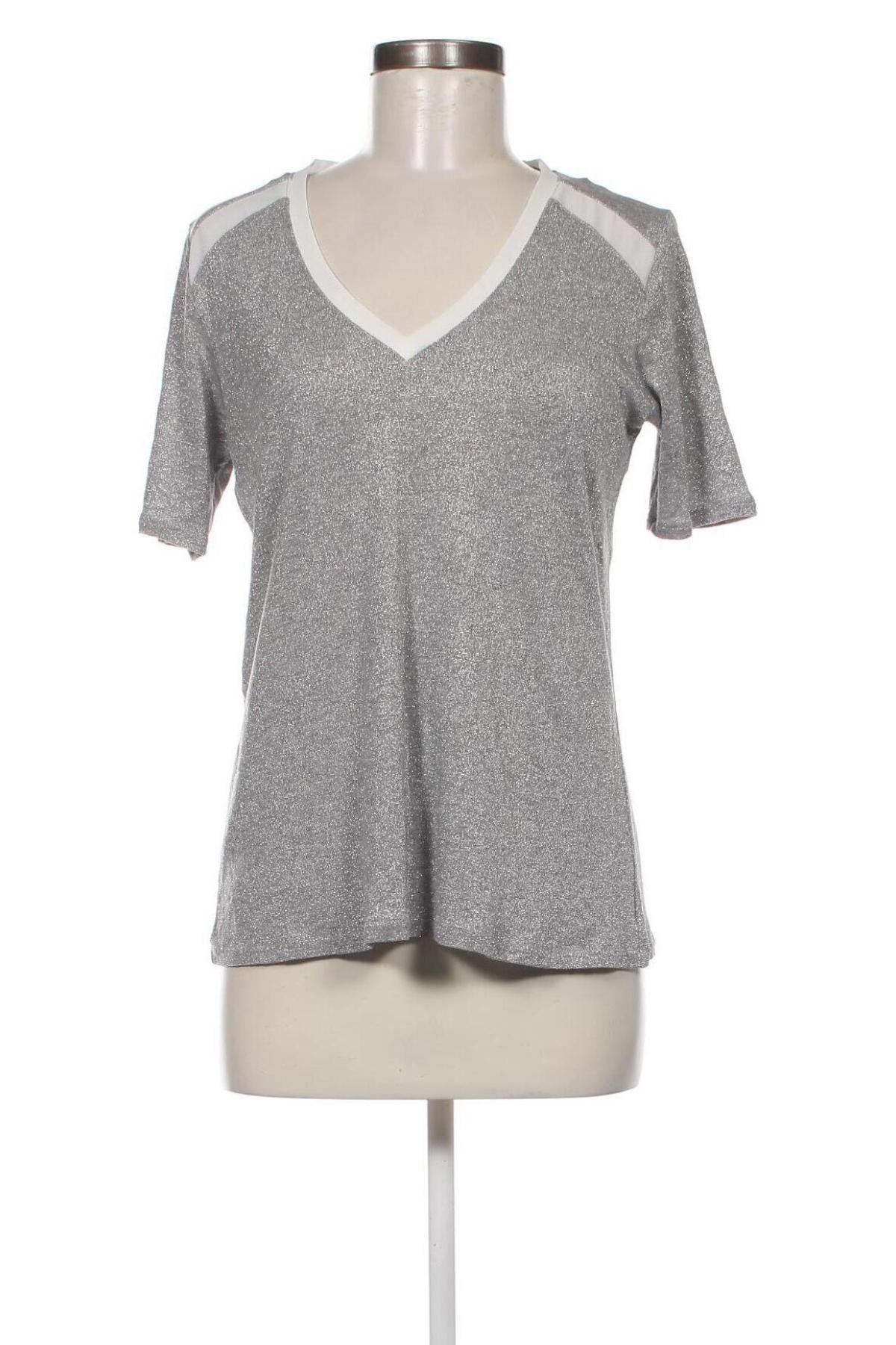 Γυναικεία μπλούζα, Μέγεθος L, Χρώμα Ασημί, Τιμή 4,96 €