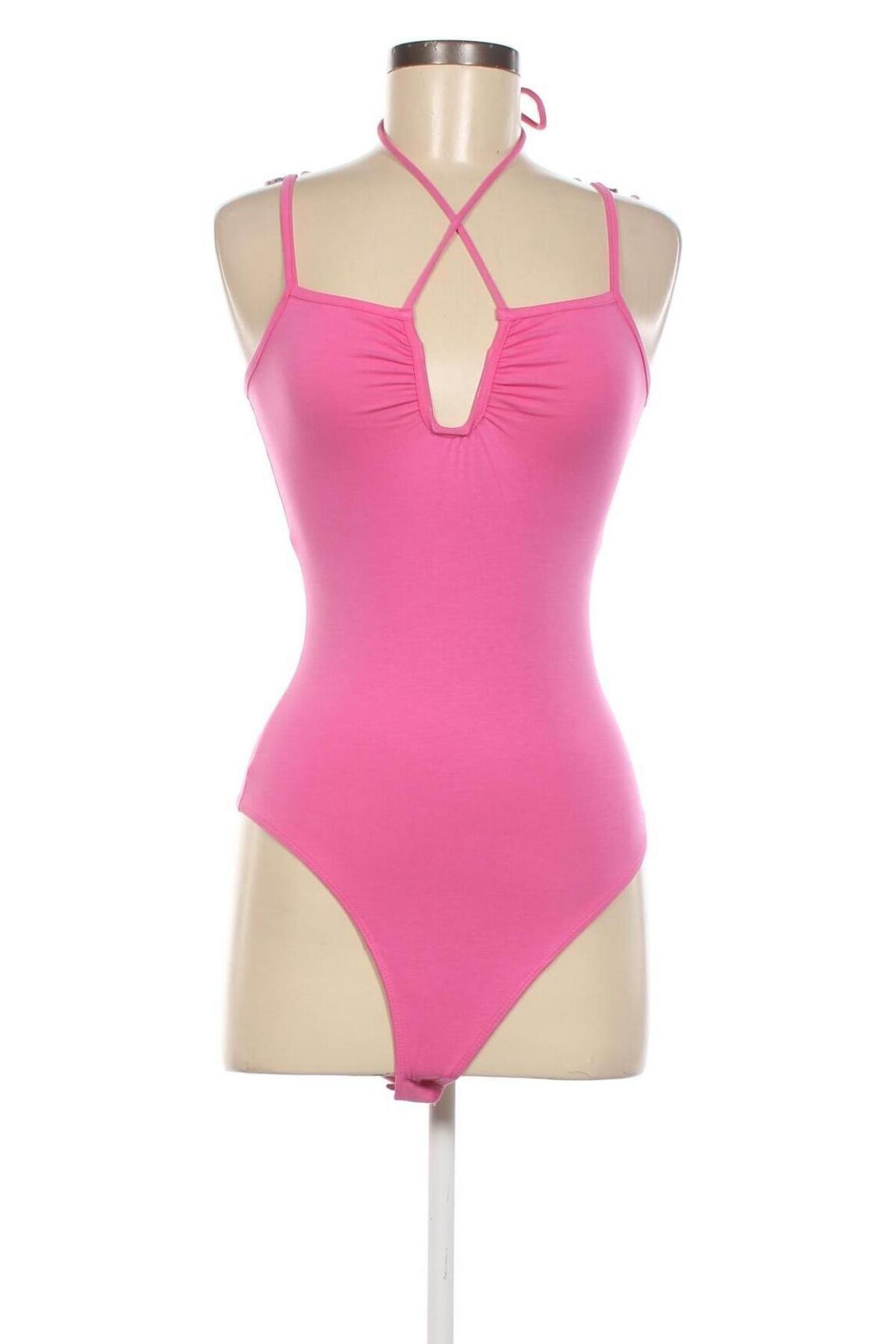 Γυναικεία μπλούζα-Κορμάκι Gina Tricot, Μέγεθος XS, Χρώμα Ρόζ , Τιμή 6,39 €