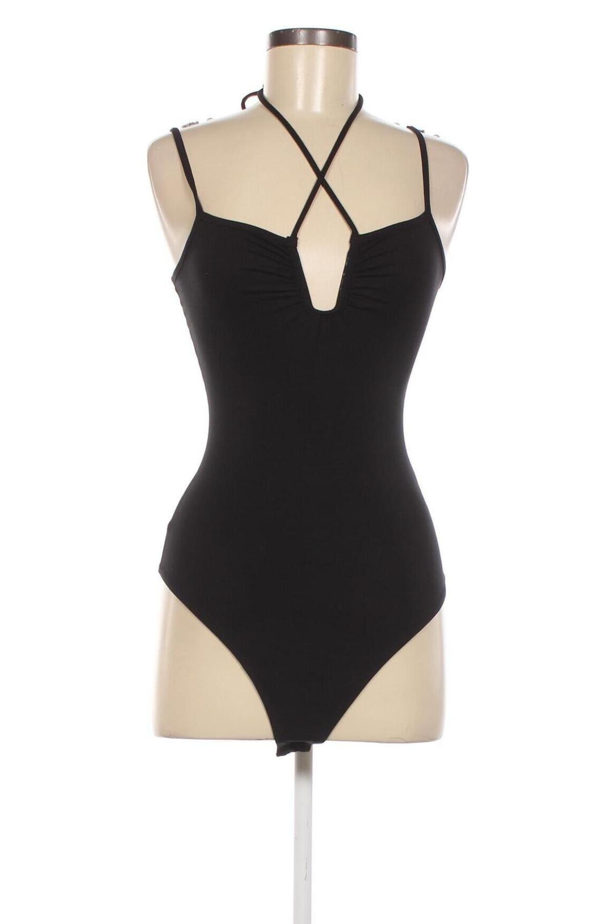 Дамска блуза - боди Gina Tricot, Размер XS, Цвят Черен, Цена 12,09 лв.