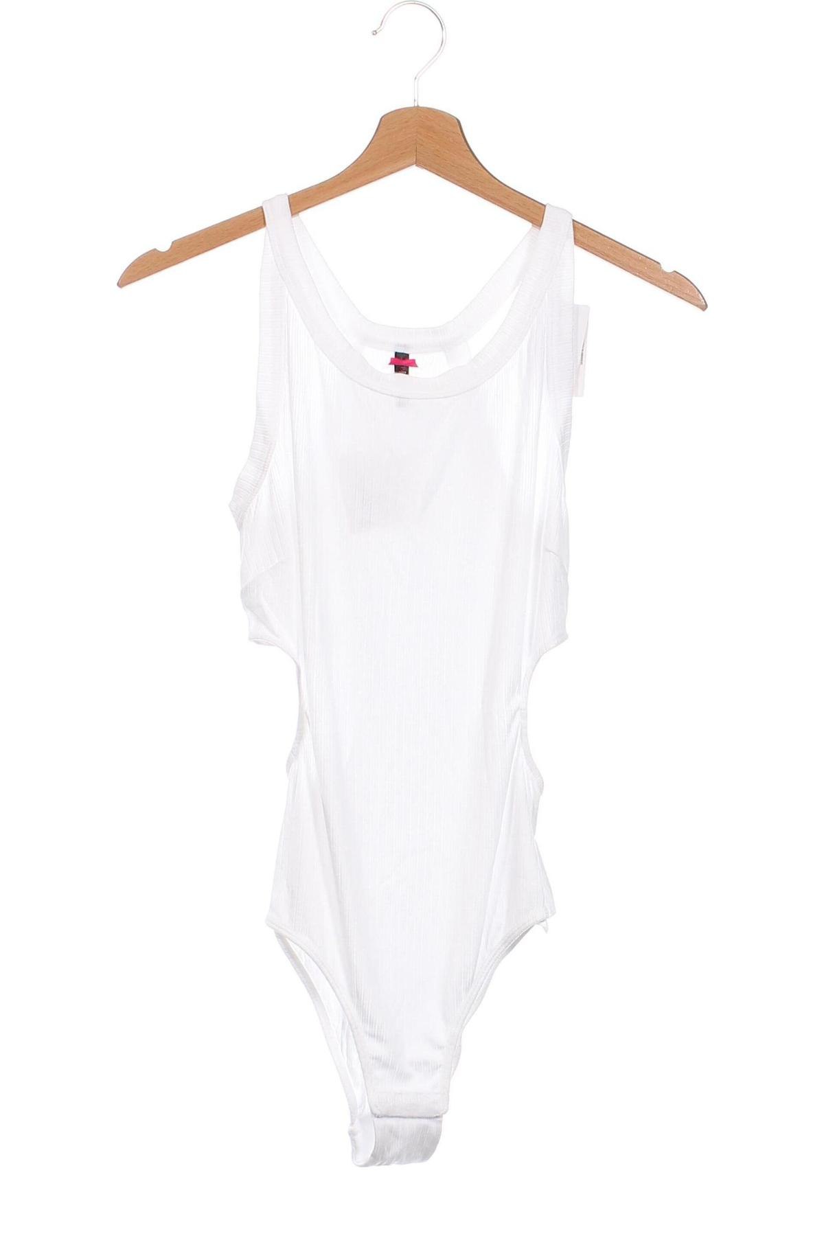 Γυναικεία μπλούζα-Κορμάκι Passion, Μέγεθος S, Χρώμα Λευκό, Τιμή 5,84 €