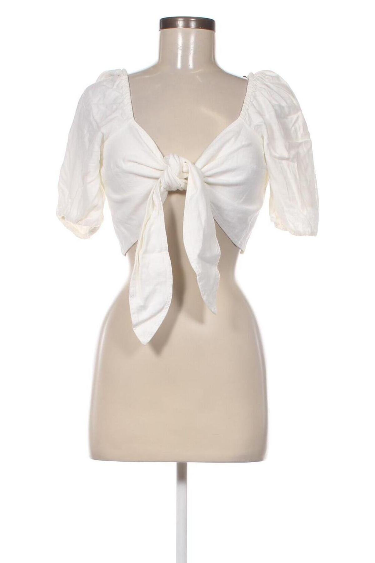 Γυναικεία μπλούζα Abercrombie & Fitch, Μέγεθος L, Χρώμα Λευκό, Τιμή 21,03 €