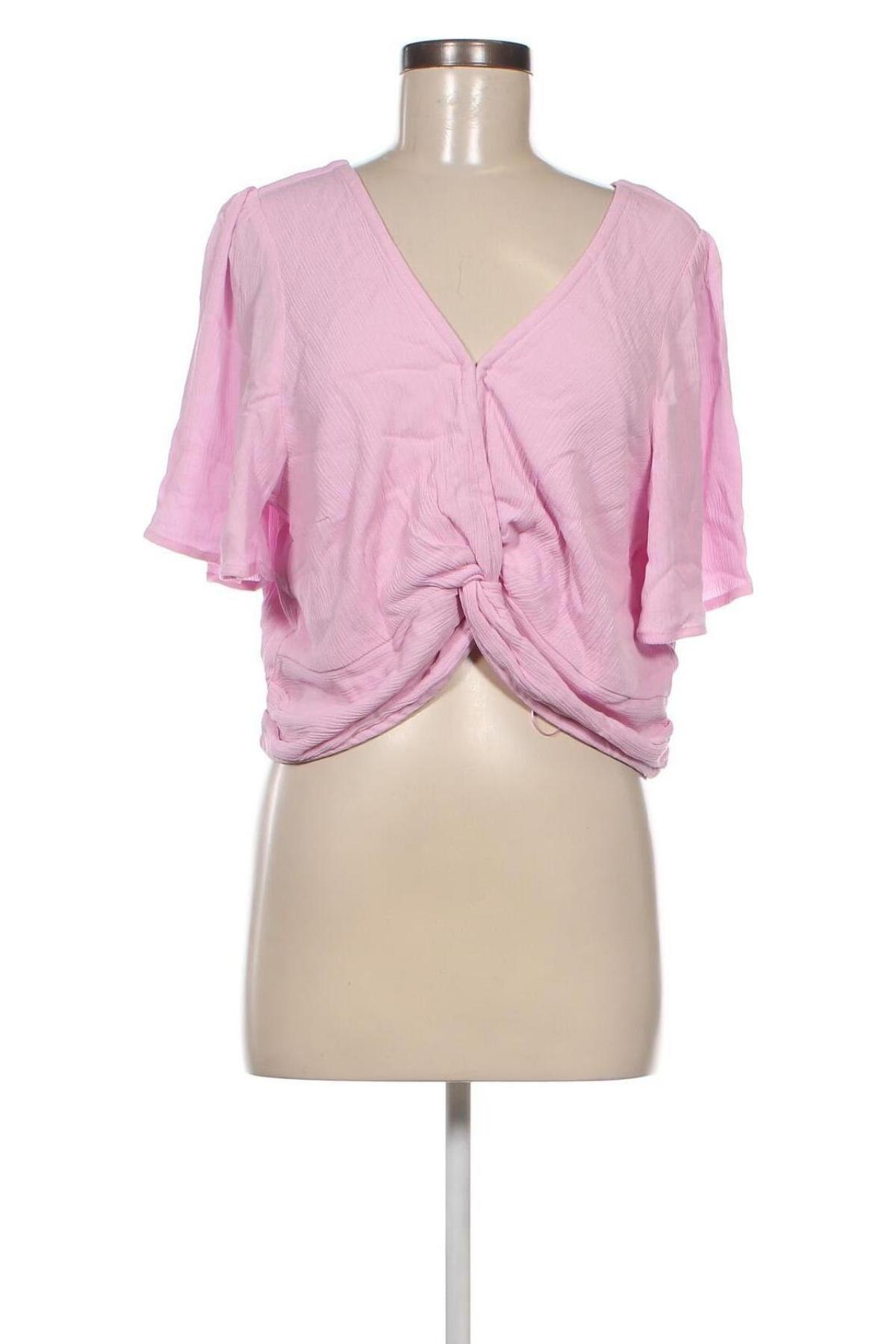 Γυναικεία μπλούζα Abercrombie & Fitch, Μέγεθος L, Χρώμα Ρόζ , Τιμή 16,70 €