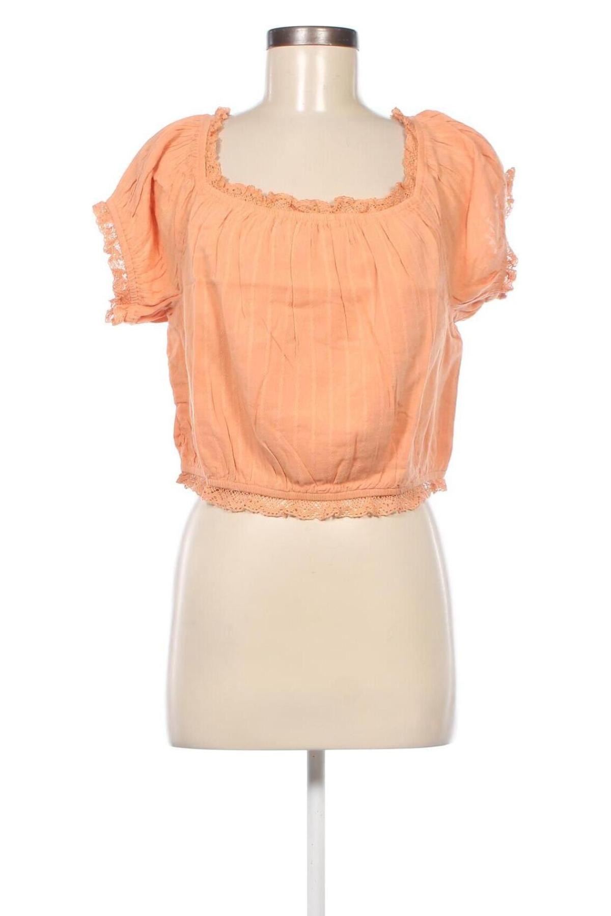 Дамска блуза American Eagle, Размер L, Цвят Оранжев, Цена 12,32 лв.