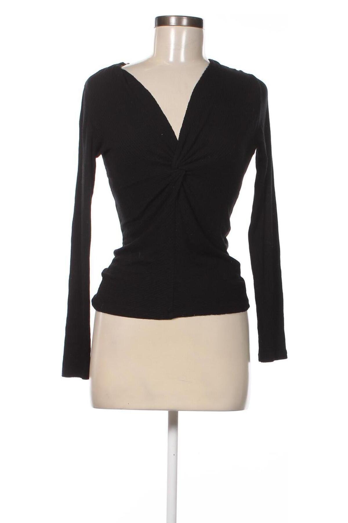 Дамска блуза Amisu, Размер M, Цвят Черен, Цена 3,23 лв.