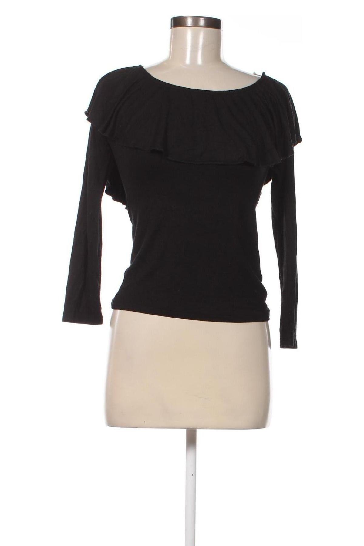 Γυναικεία μπλούζα Amisu, Μέγεθος M, Χρώμα Μαύρο, Τιμή 3,88 €