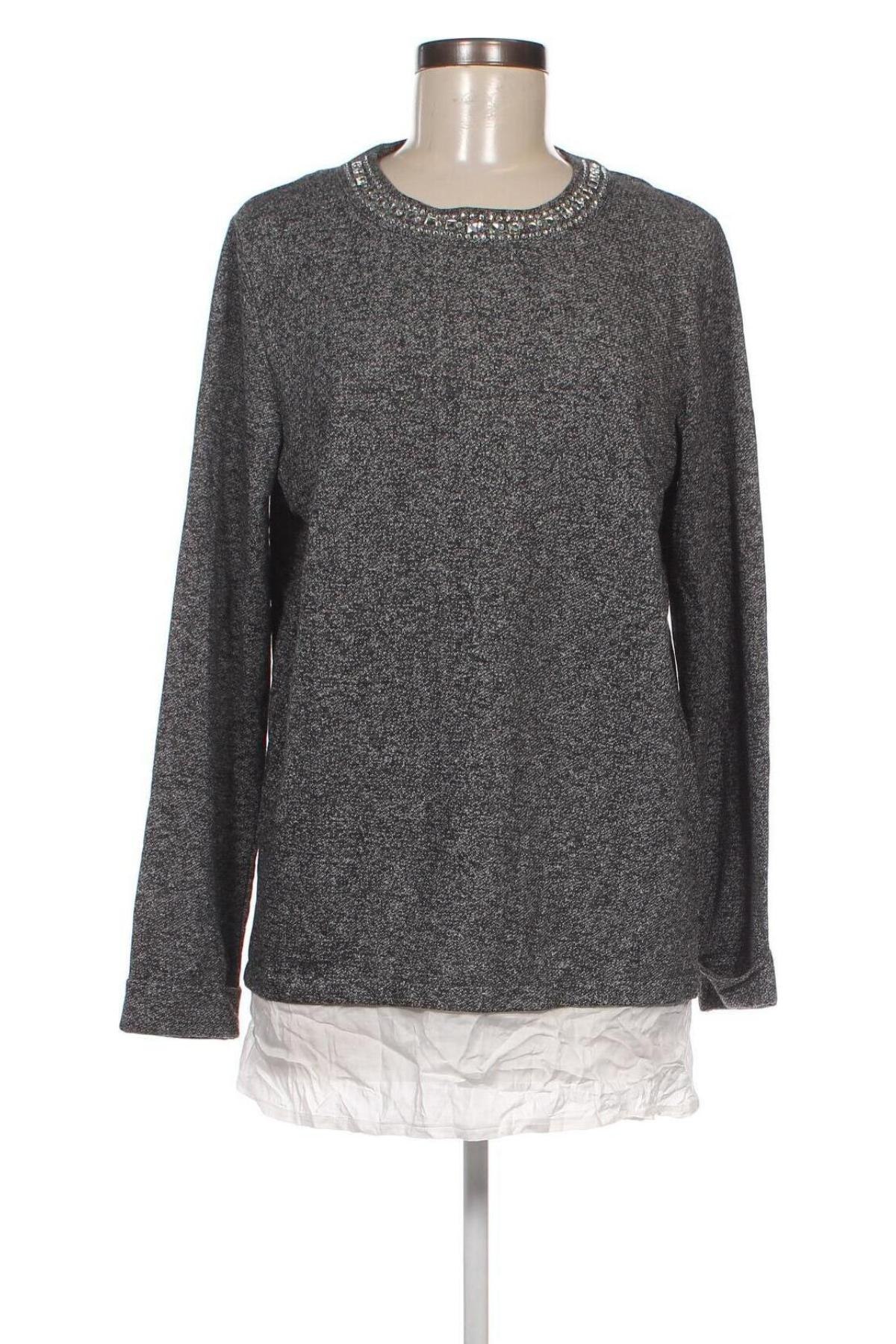 Дамска блуза Amy Vermont, Размер L, Цвят Сив, Цена 7,83 лв.