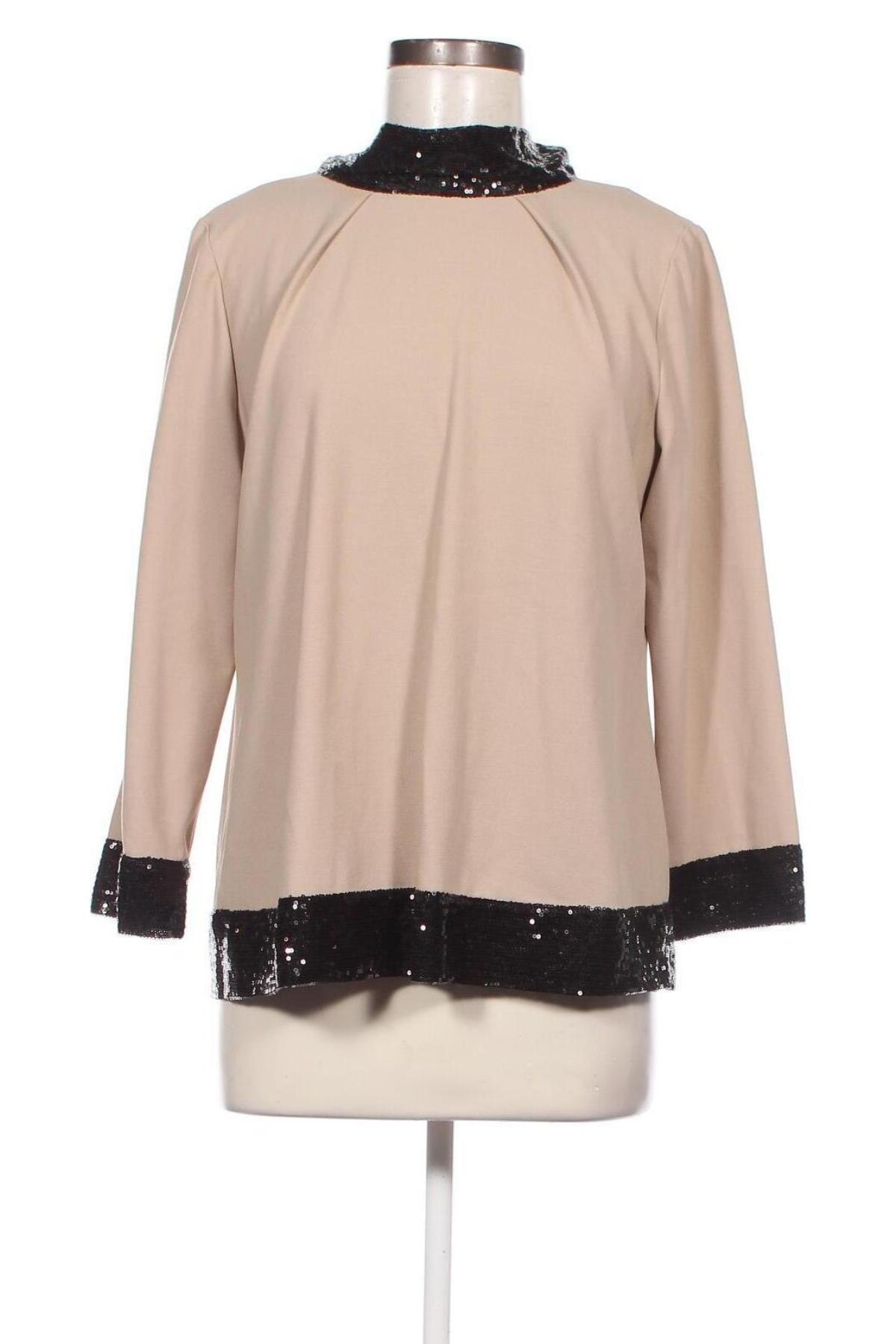 Дамска блуза Brilliant, Размер M, Цвят Бежов, Цена 23,44 лв.