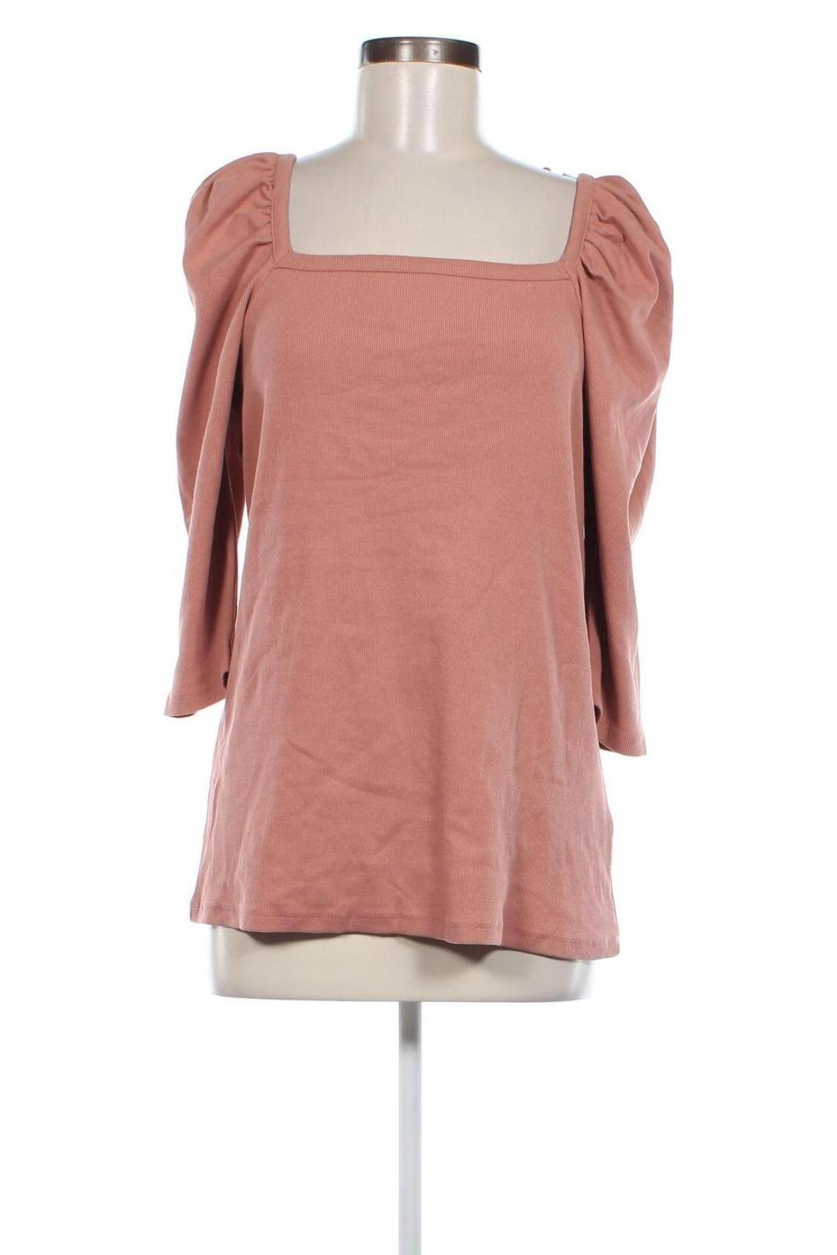 Дамска блуза Clockhouse, Размер XXL, Цвят Розов, Цена 17,86 лв.