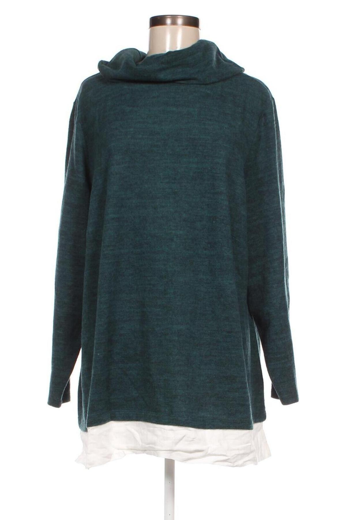 Γυναικεία μπλούζα Collection L, Μέγεθος 3XL, Χρώμα Πράσινο, Τιμή 3,88 €