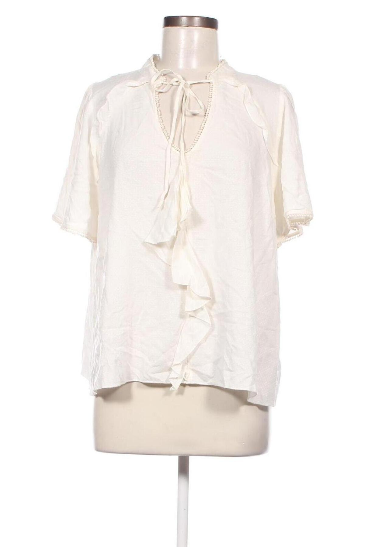 Damen Shirt Cream, Größe M, Farbe Weiß, Preis 20,16 €