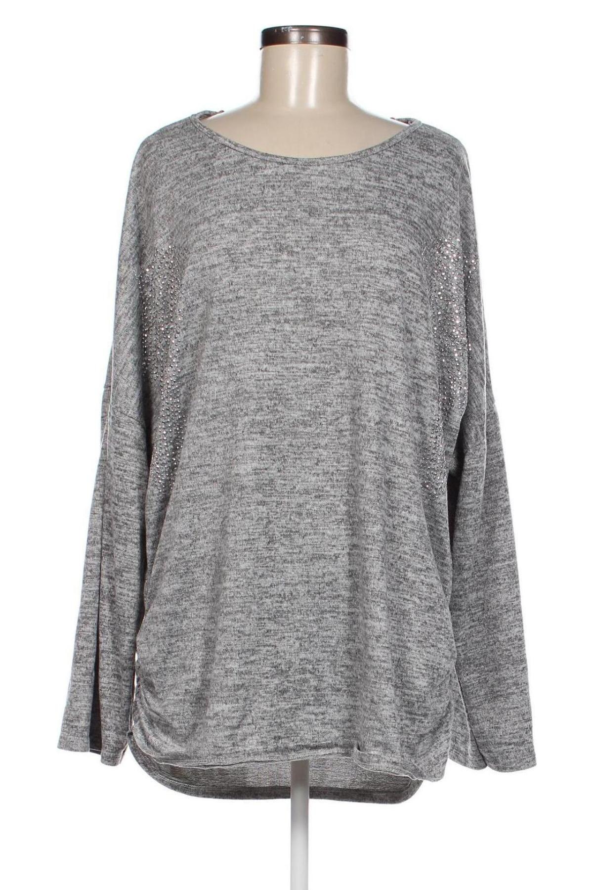 Γυναικεία μπλούζα Creme Fraiche, Μέγεθος XXL, Χρώμα Γκρί, Τιμή 19,77 €