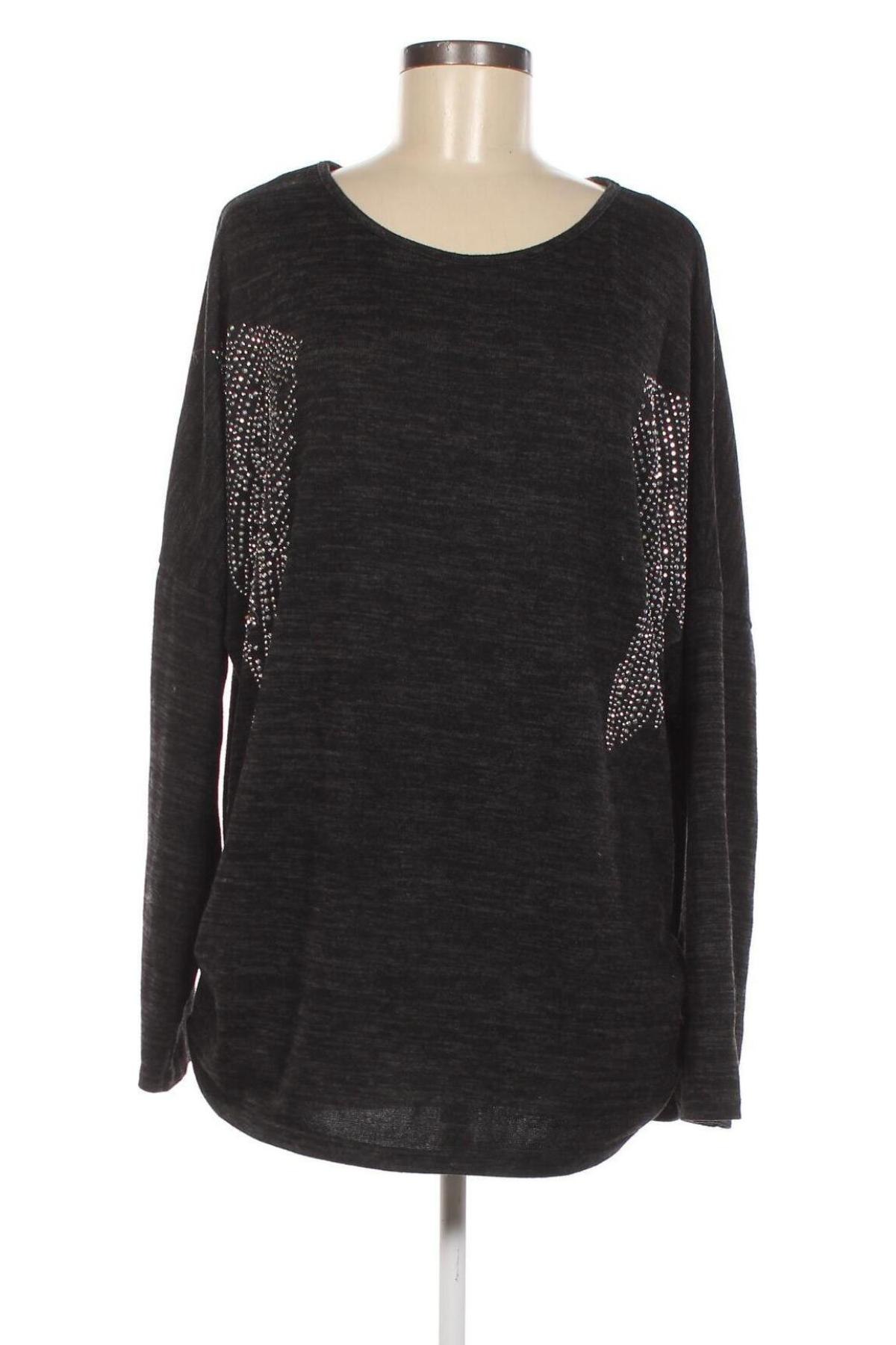 Γυναικεία μπλούζα Creme Fraiche, Μέγεθος XXL, Χρώμα Γκρί, Τιμή 15,35 €