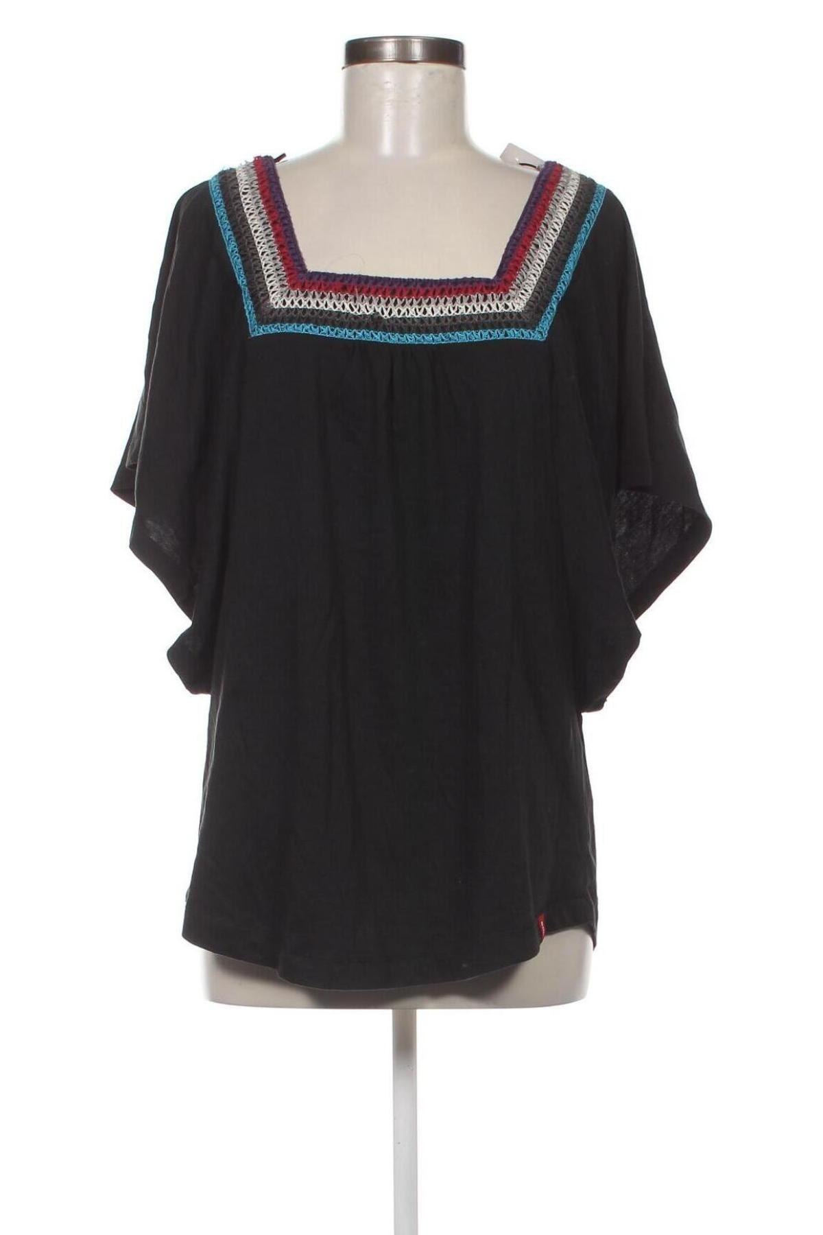 Γυναικεία μπλούζα Edc By Esprit, Μέγεθος S, Χρώμα Μαύρο, Τιμή 3,75 €