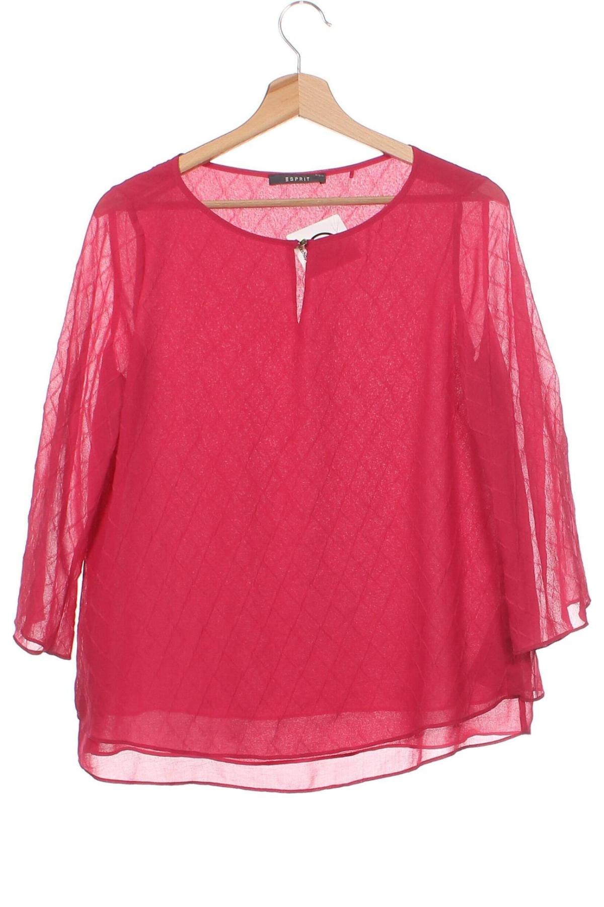 Дамска блуза Esprit, Размер XS, Цвят Червен, Цена 7,29 лв.