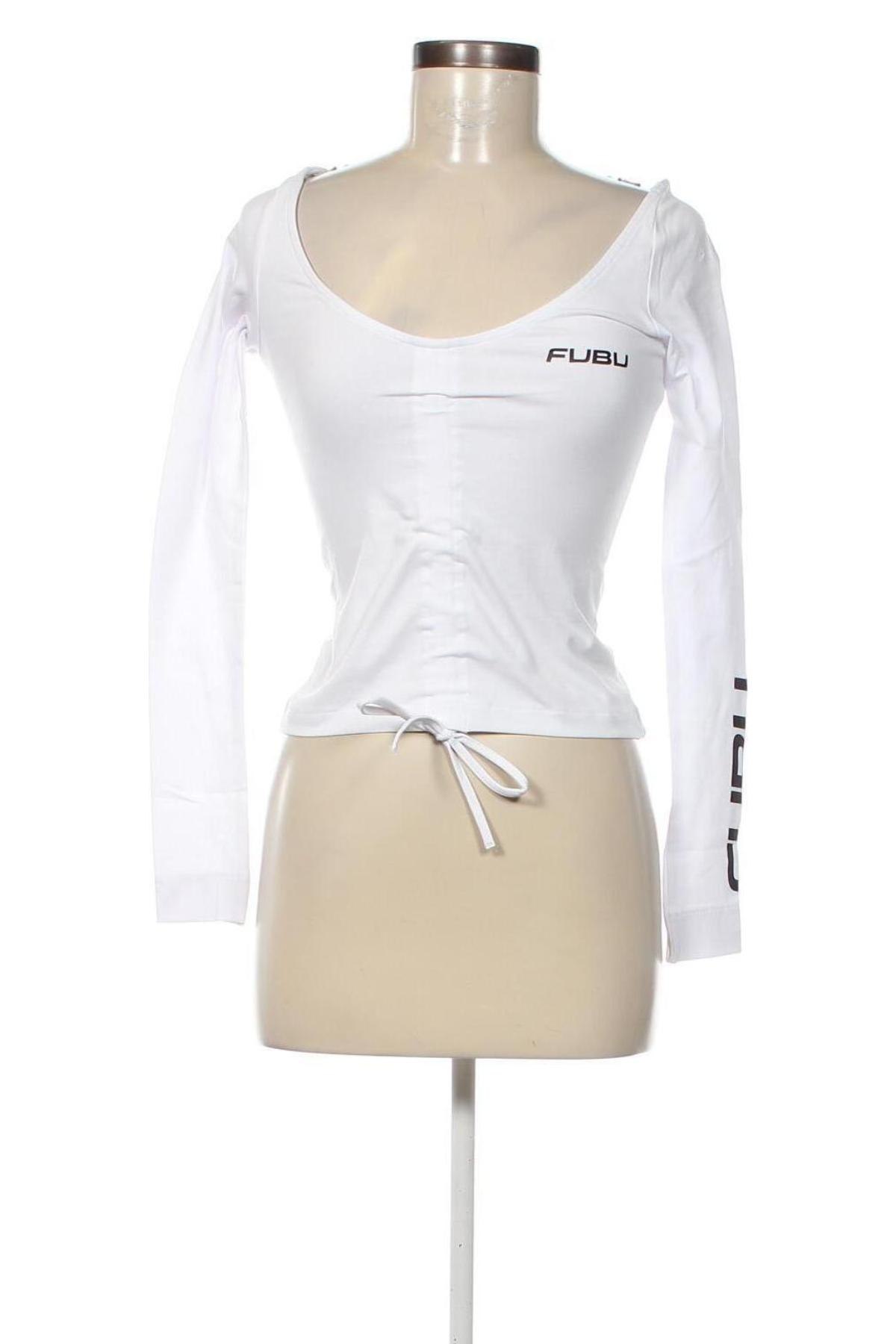Дамска блуза FUBU, Размер XS, Цвят Бял, Цена 18,00 лв.